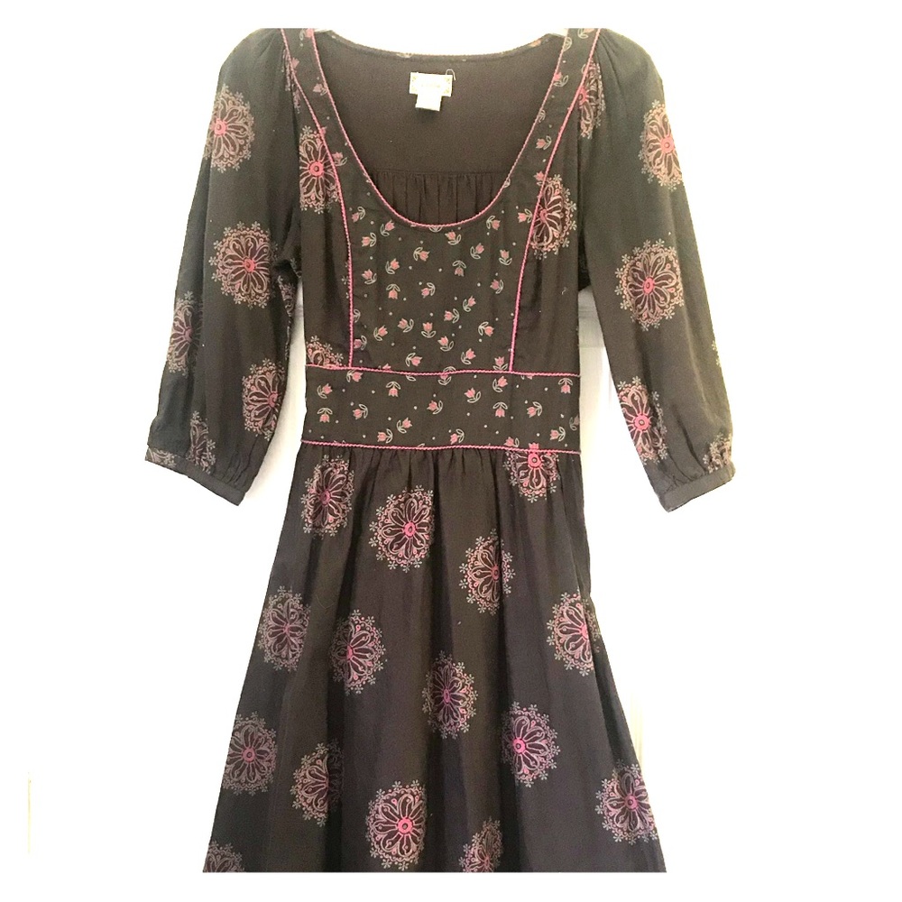 Anthropologie viola “light and color” dress